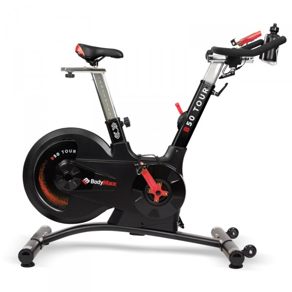 BodyMax B50 Tour Rear Wheel Indoor Cycle Exercise Bike - Red