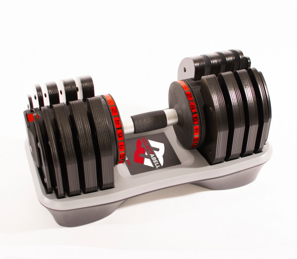 Tailor your workout progress from 2kg to 36kg with the BodyMax 36kg Selectabell Adjustable Dumbbell.