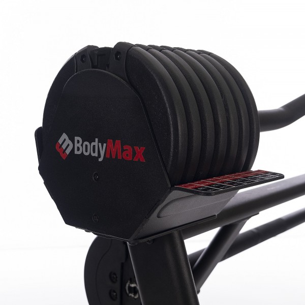BodyMax 80lbs/36kg Selectabell Adjustable Barbell & Stand