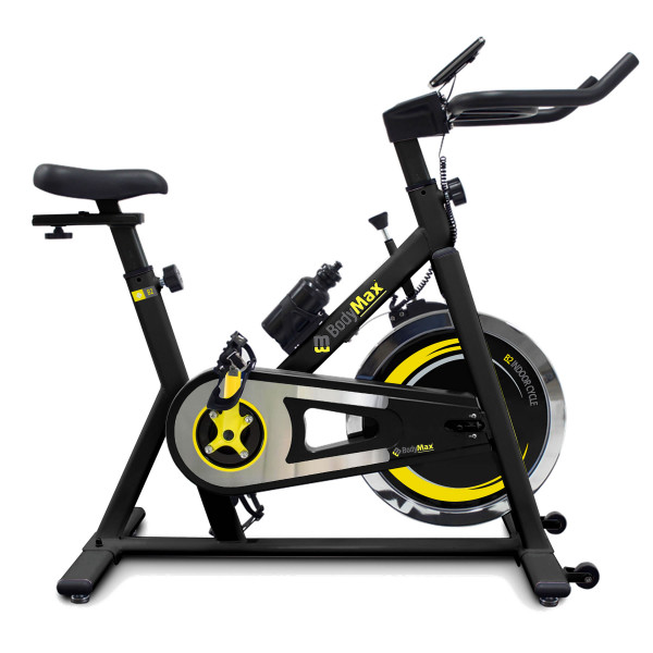 BodyMax B2 Indoor Cycle Exercise Bike - Yellow