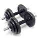 BodyMax Deluxe 30kg Hammertone Dumbbell Set