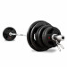 BodyMax 95Kg Olympic Rubber Radial Barbell Kit with 6ft Bar
