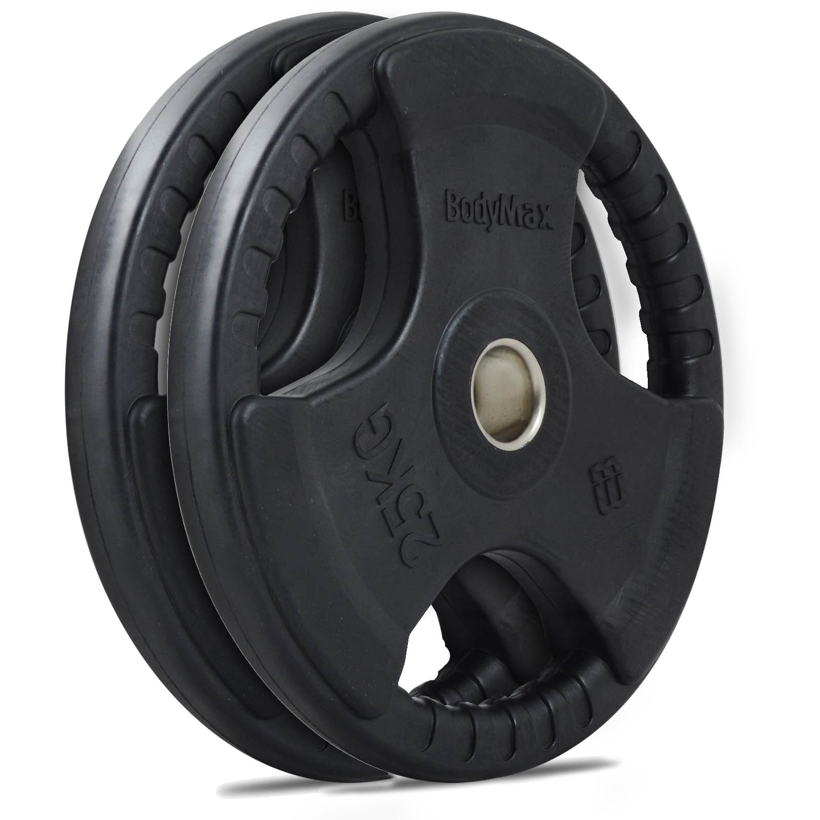 BodyMax 50kg Rubber Olympic Radial Weight Disc Plate Set - Shop Online ...