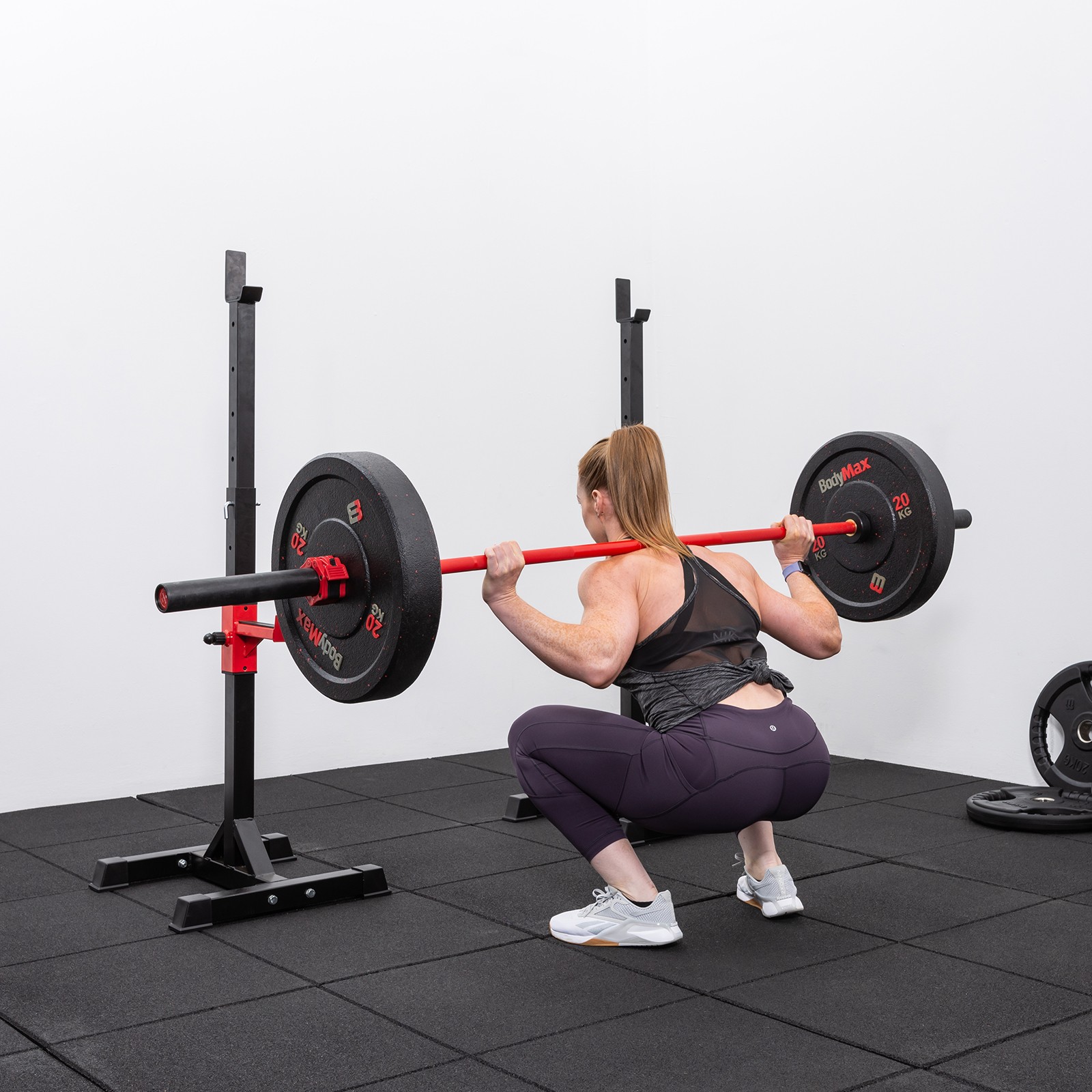 Squat Rack And Bench AmStaff Fitness Adjustable Hyper Extension