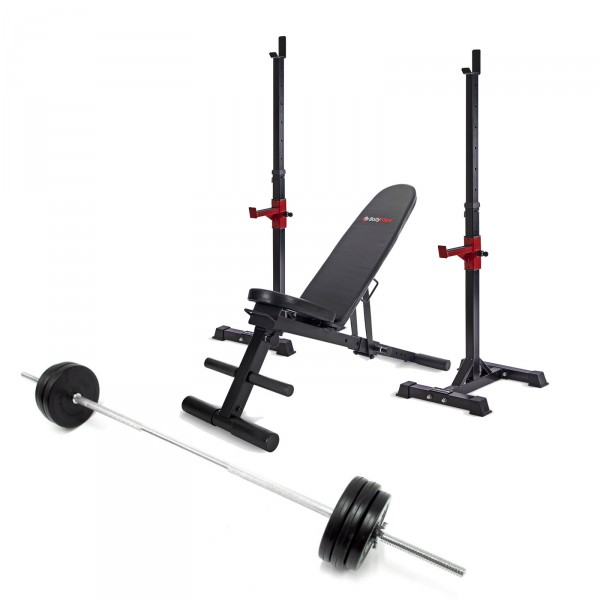 BodyMax Space Saver Squat Stand Package