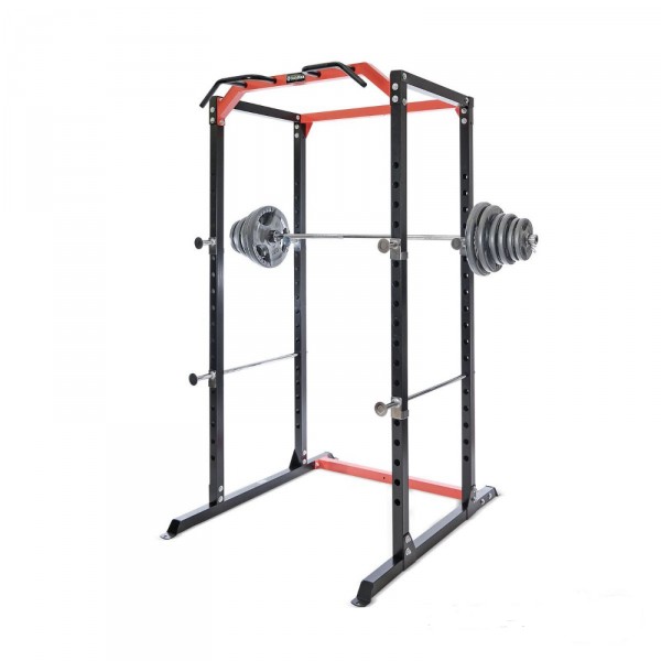 BodyMax CF385+ Power Rack & 95kg Cast Iron Olympic Weight Kit