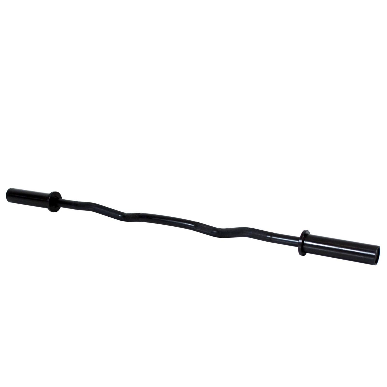 BodyMax 9kg Pro Olympic Black Oxide EZ Curl Bar With Collars/Clips ...