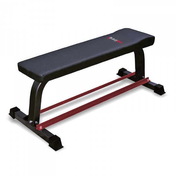 BodyMax CF302 Flat Bench with Dumbbell Rack