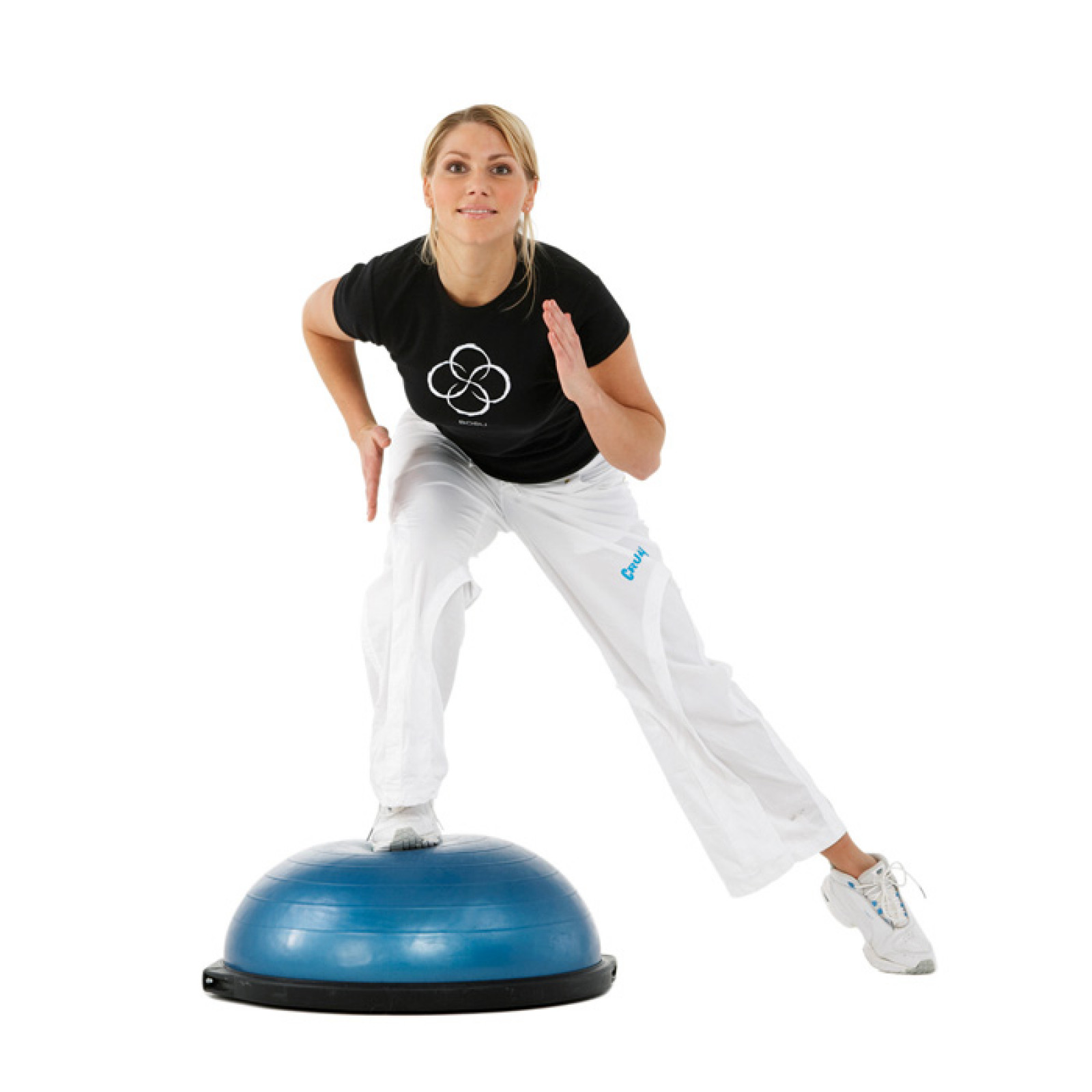 Bosu Ball 65cm Balance Trainer with 4-in-1 XPLODE DVD,Manual and Foot Pump 