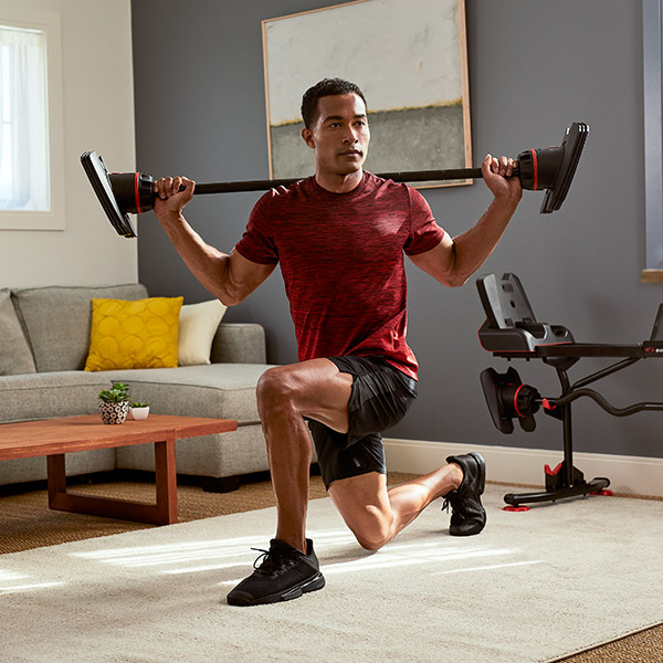 Bowflex SelectTech 2080 Barbell with Curl Bar - 36kg