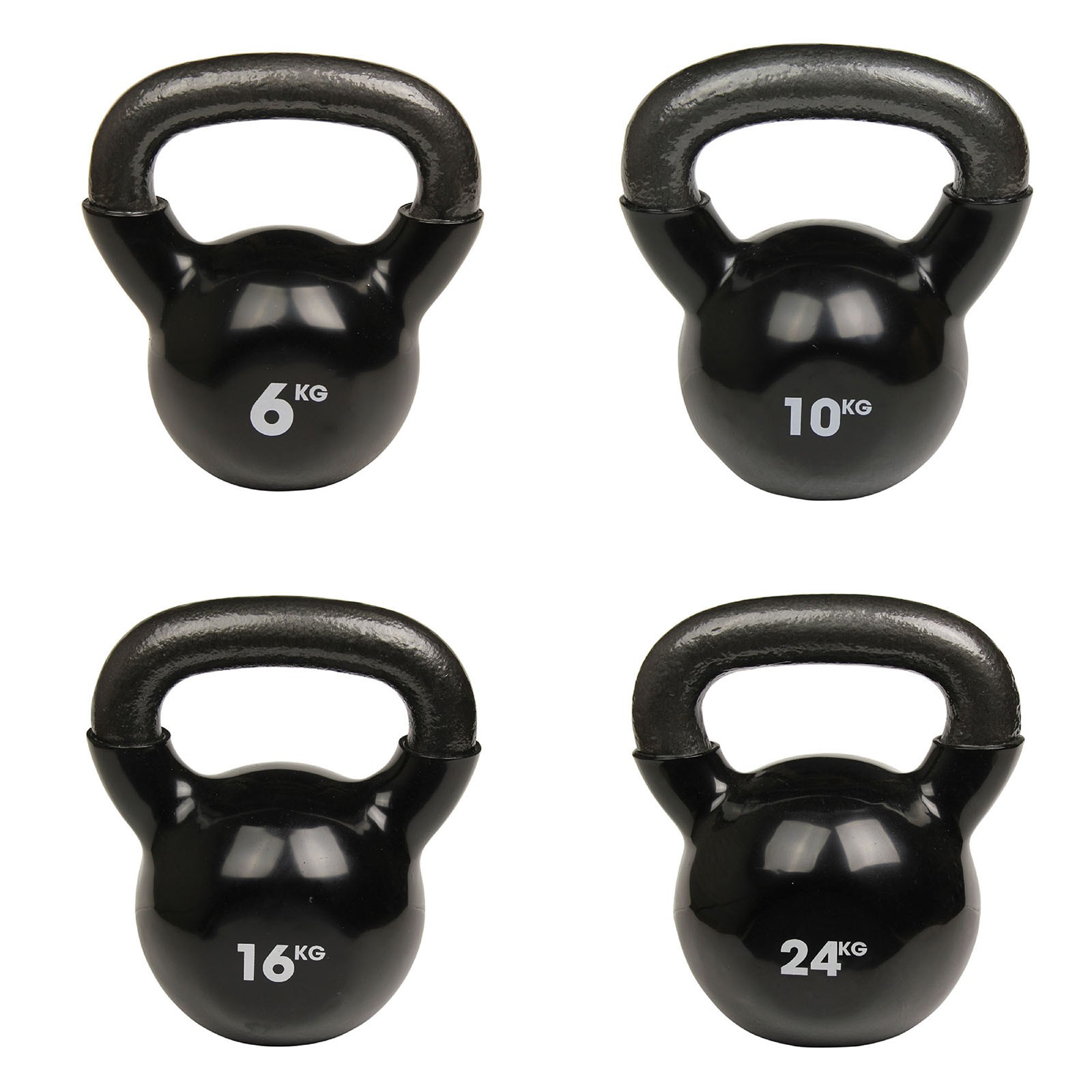 Fitness Mad 24kg Cast Iron Kettlebell Black – Workout For Less