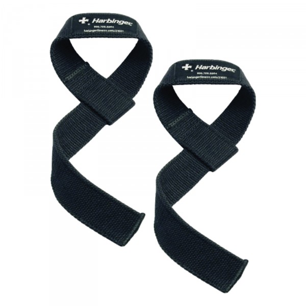 The Harbinger Cotton Lifting Straps allow for boosted strength during lifts.
