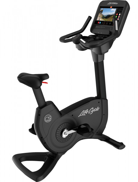 Life Fitness Platinum Club Series Upright Bike with Discover SE3HD Console