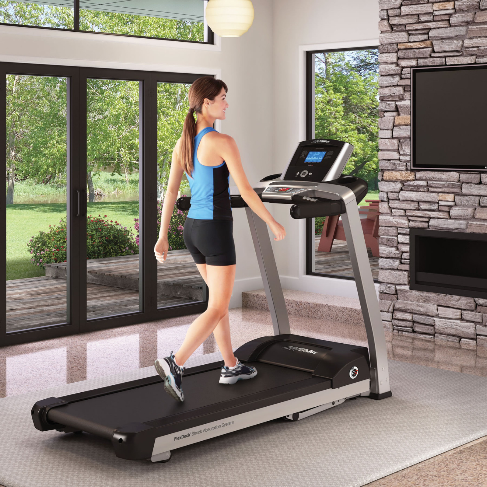 Life Fitness F3 Folding Treadmill with Go Console Shop