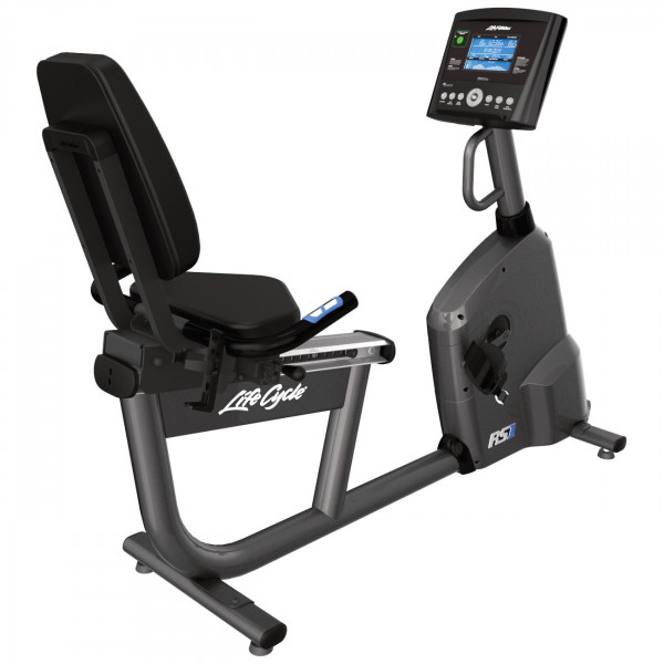 Life Fitness RS1 Step Through Recumbent Cycle Exercise Bike with Go Console
