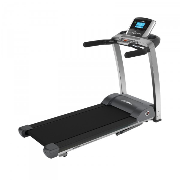 Experience a safe, powerful, and quiet workout with the Life Fitness F3 Folding Treadmill with Go Console.