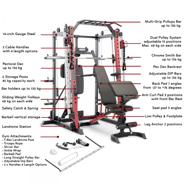 Marcy Smith Machine SM4033 Shop Online Powerhouse Fitness