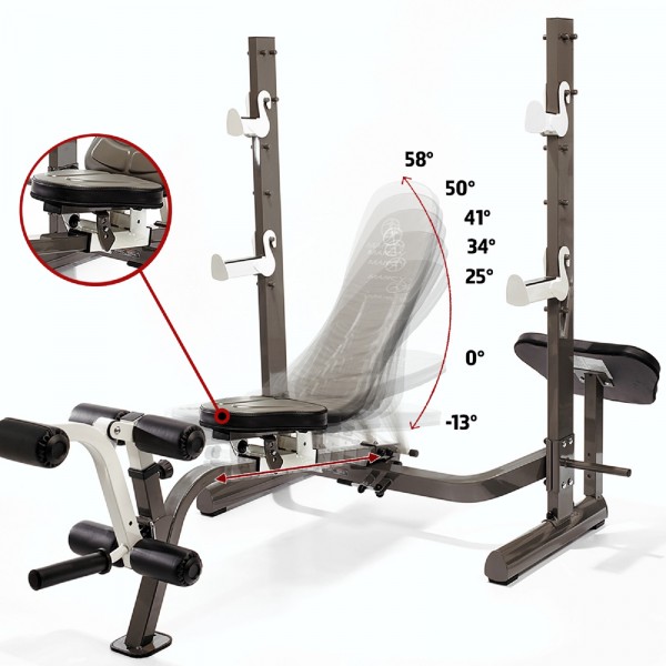 Marcy Folding Olympic Bench - Shop Online - Powerhouse Fitness