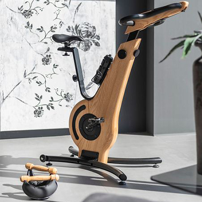 Wooden discount exercise bike