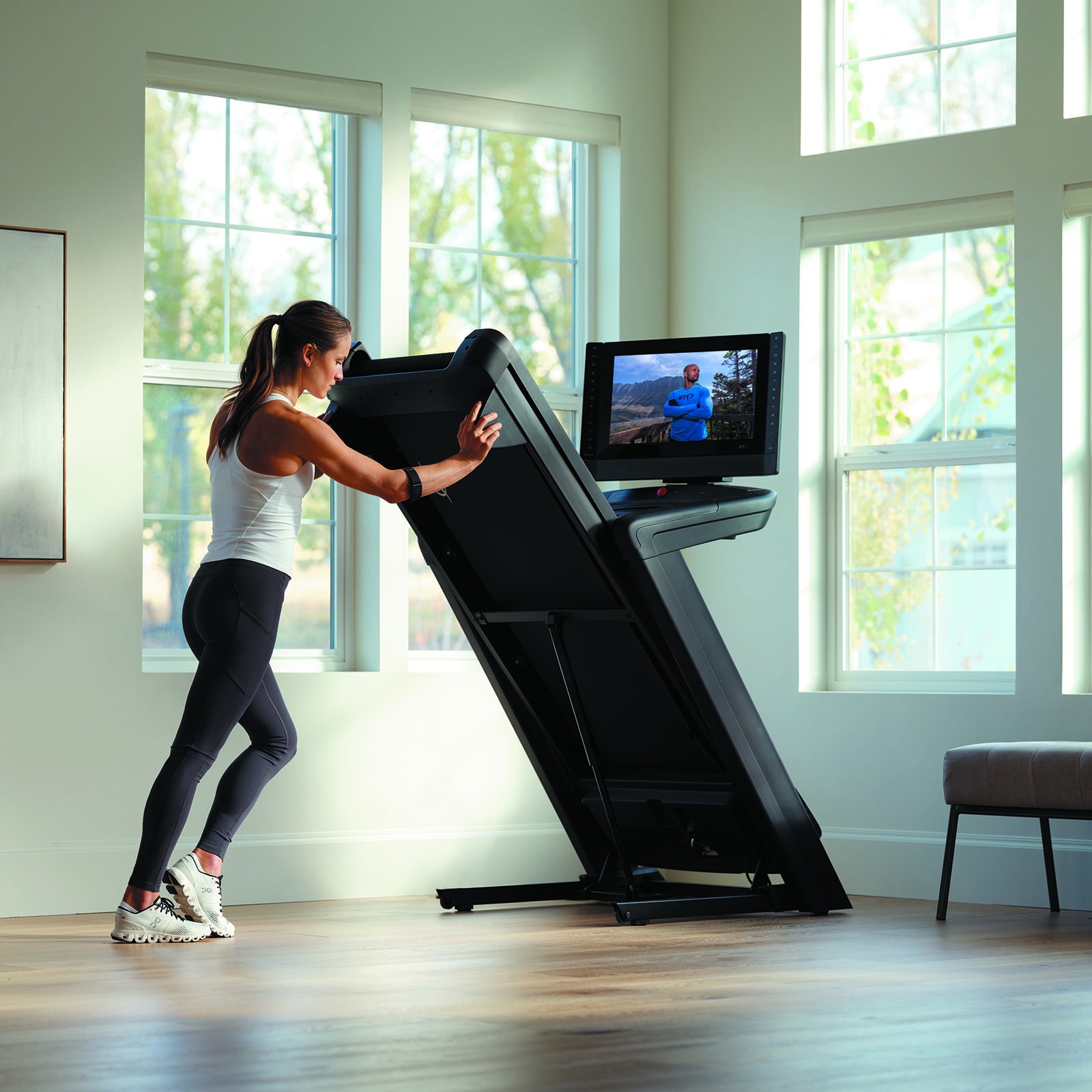 NordicTrack 2450 Treadmill – folding in home