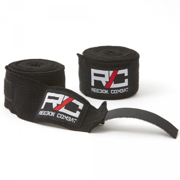 Reebok Combat Hand Wraps (1.8m) Black