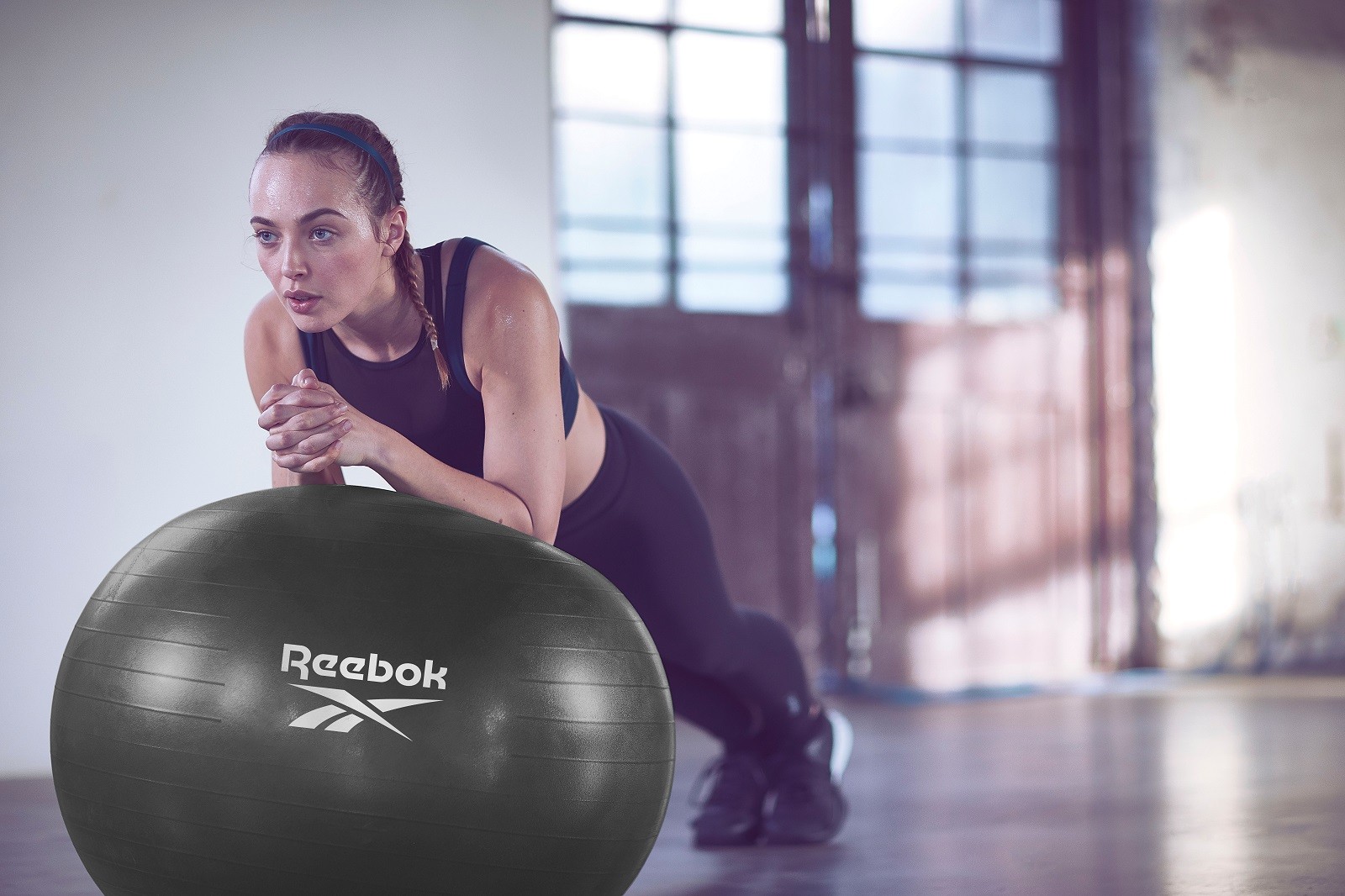 stout Billy antydning Reebok Gymball - Black - 65cm - Shop Online - Powerhouse Fitness