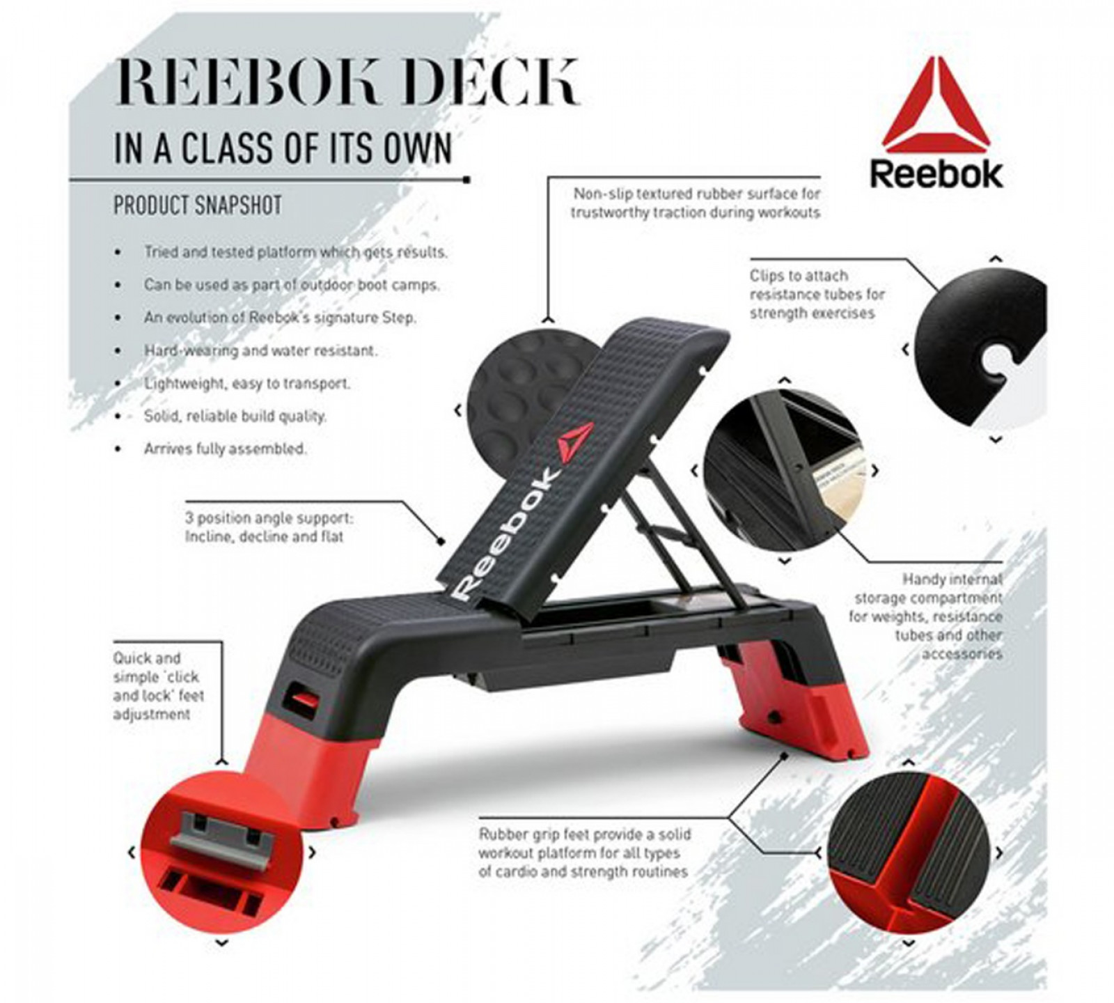 reebok fitness deck