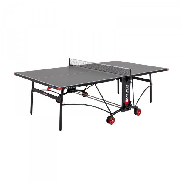 The Sponeta Table Tennis Table S3-87E Grey is built with shock- and moisture-resistant materials.