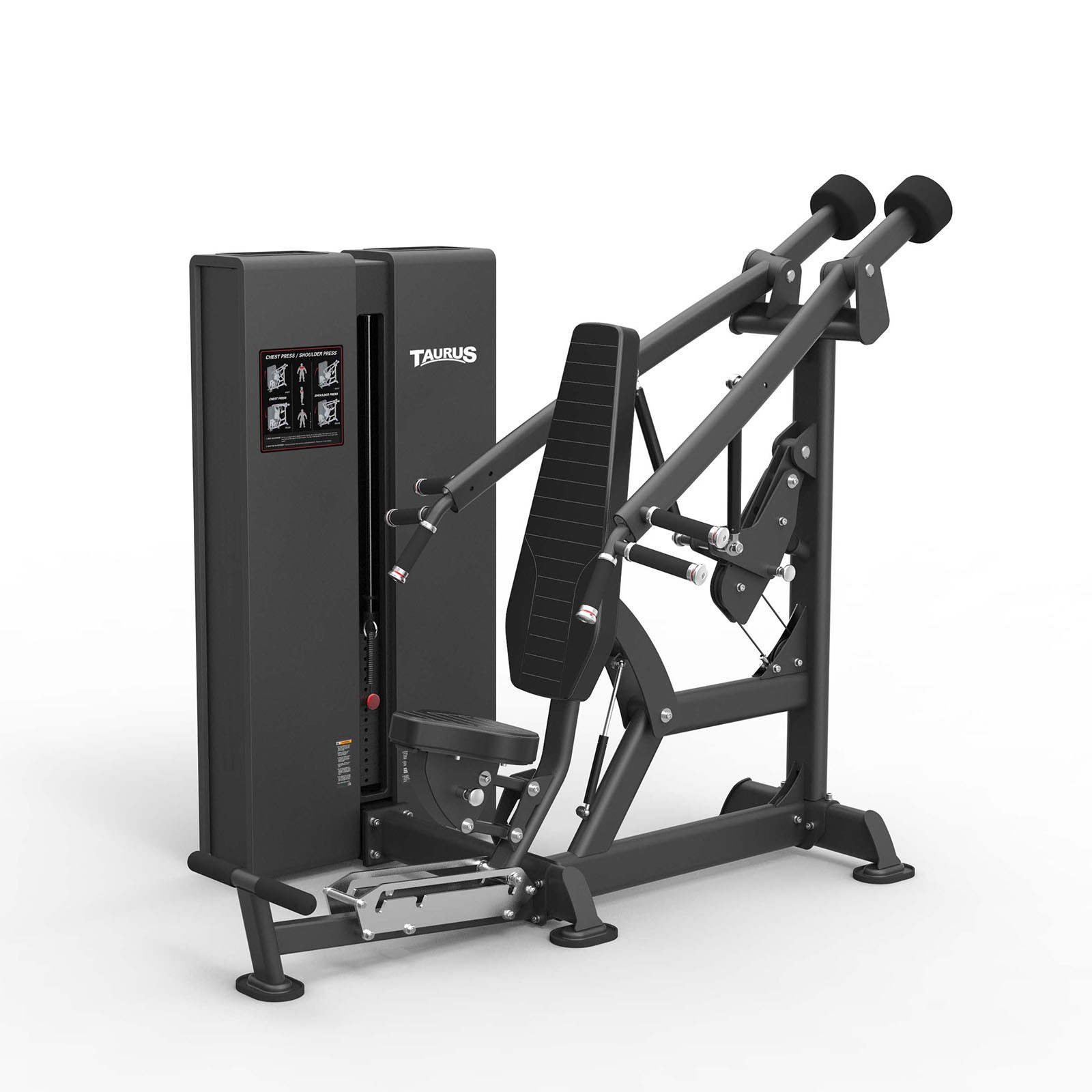 Taurus Pro Adjustable Chest & Shoulder Press Machine - Shop Online -  Powerhouse Fitness