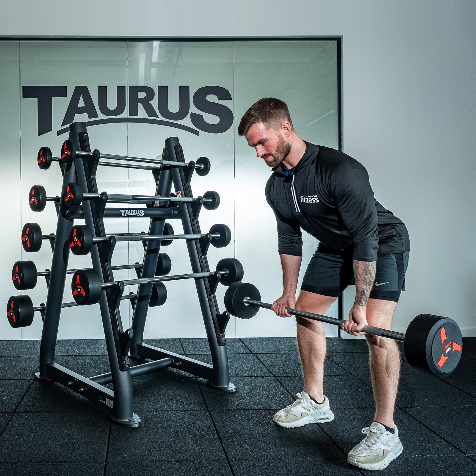 Taurus Fixed Barbell – in use curls