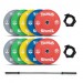 Taurus 150kg Bumper Coloured Olympic Weight Set with Bar