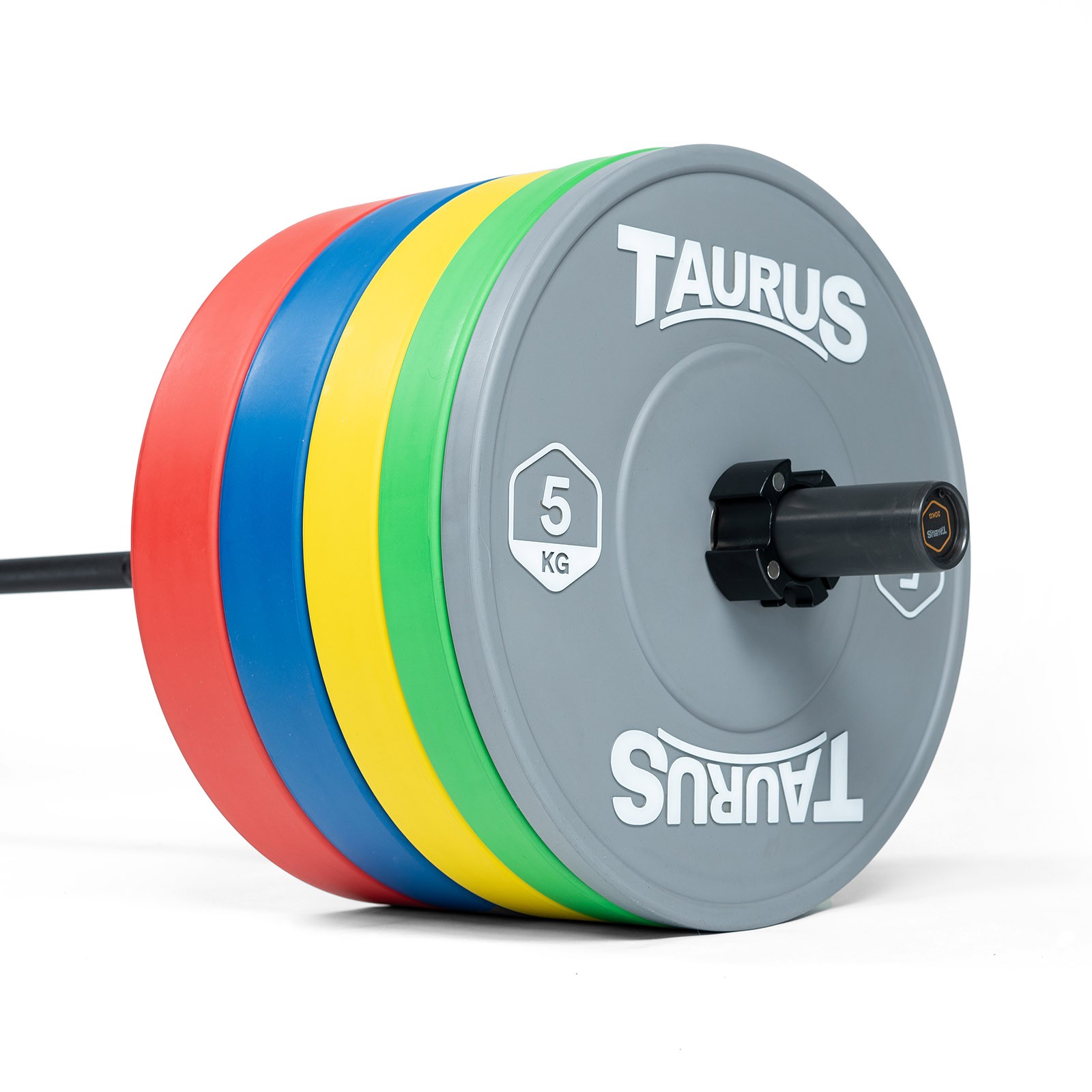 Colored weight store plates