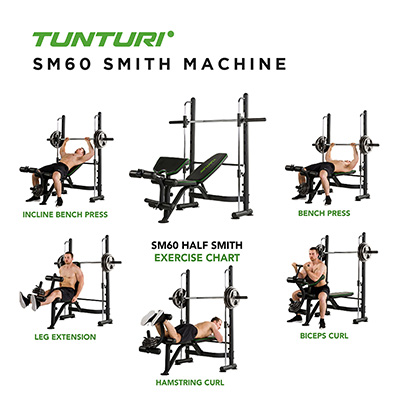 Tunturi smith machine hot sale