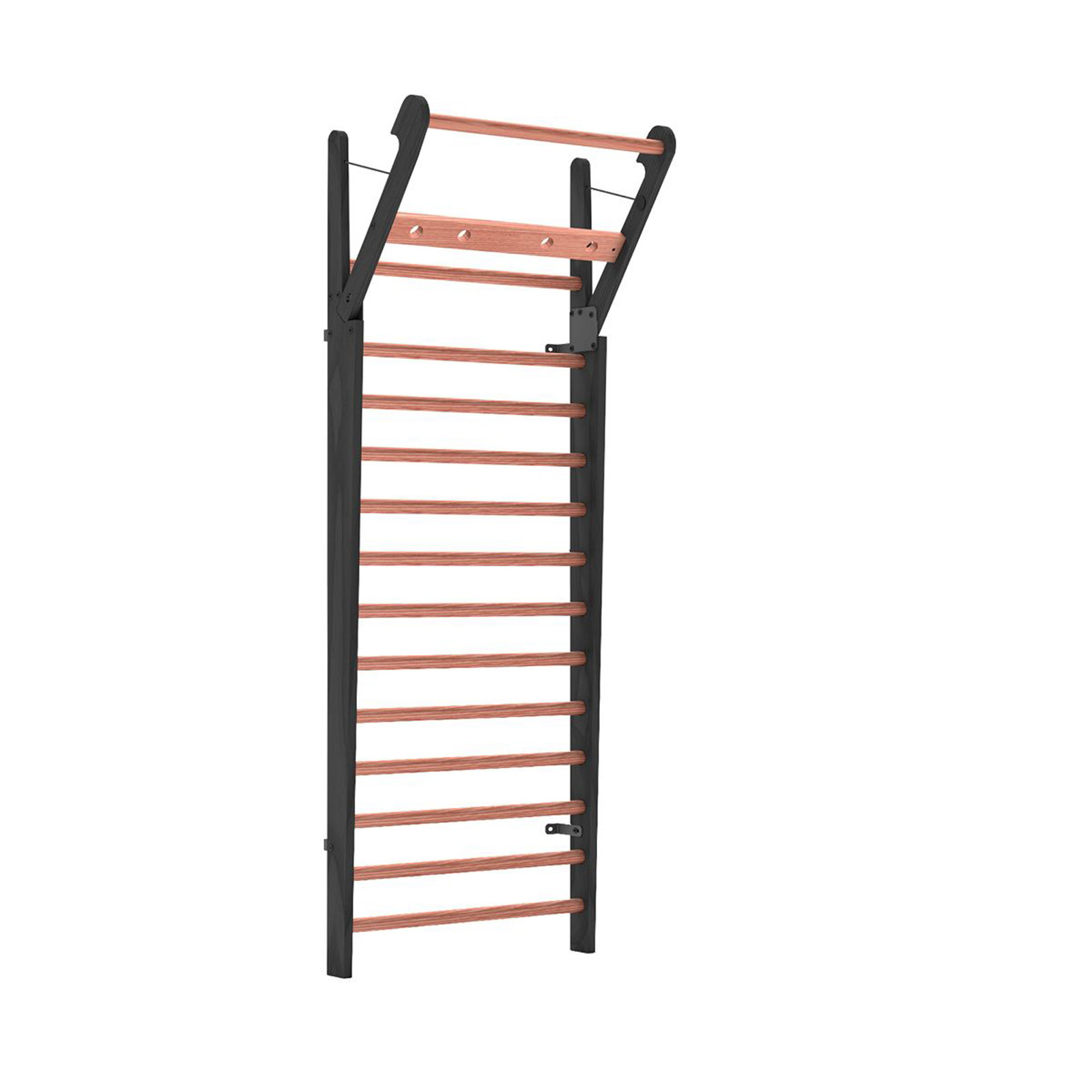 NOHrD WallBars Club 14 Bars Swedish Ladder Wooden Wall Bar