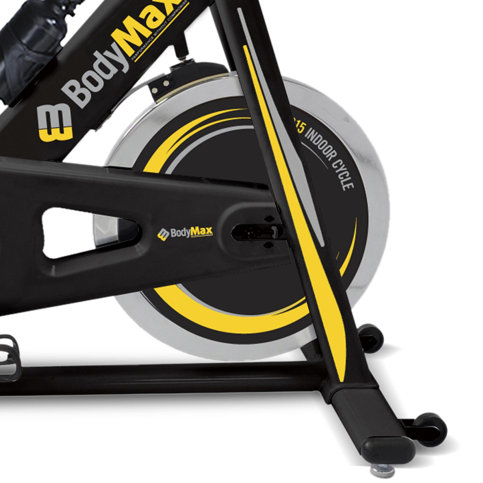 BodyMax B15 Indoor Cycle Exercise Bike - Yellow