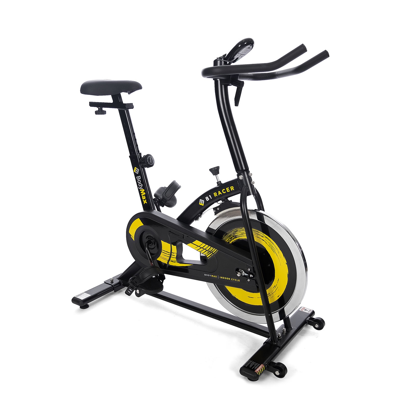 BodyMax B1 Racer Indoor Cycle Exercise Bike -  Yellow